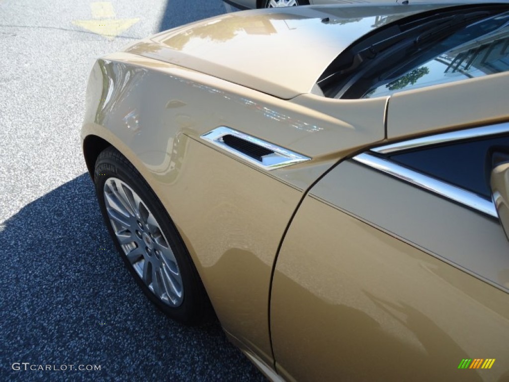 2013 CTS Coupe - Summer Gold Metallic / Cashmere/Ebony photo #40