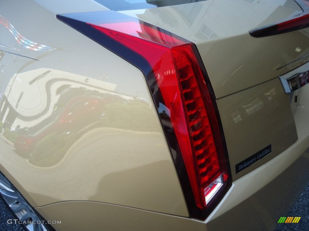2013 CTS Coupe - Summer Gold Metallic / Cashmere/Ebony photo #44
