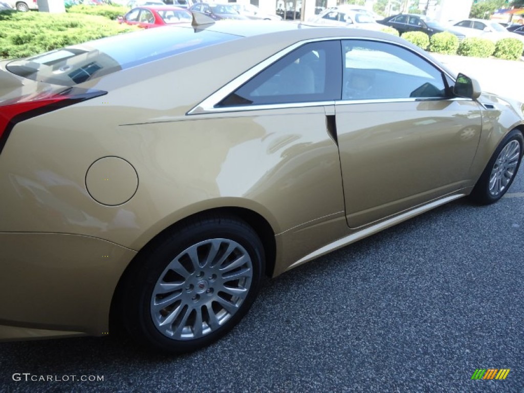 2013 CTS Coupe - Summer Gold Metallic / Cashmere/Ebony photo #46