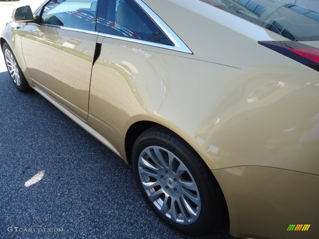 2013 CTS Coupe - Summer Gold Metallic / Cashmere/Ebony photo #47