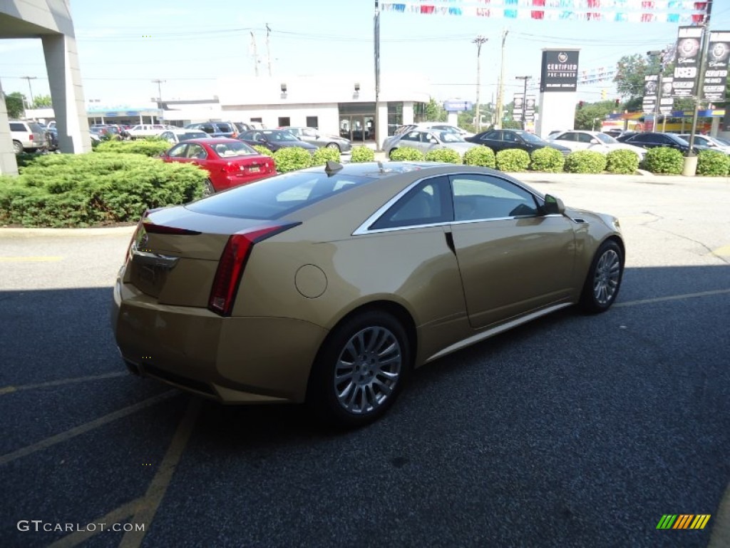 2013 CTS Coupe - Summer Gold Metallic / Cashmere/Ebony photo #49