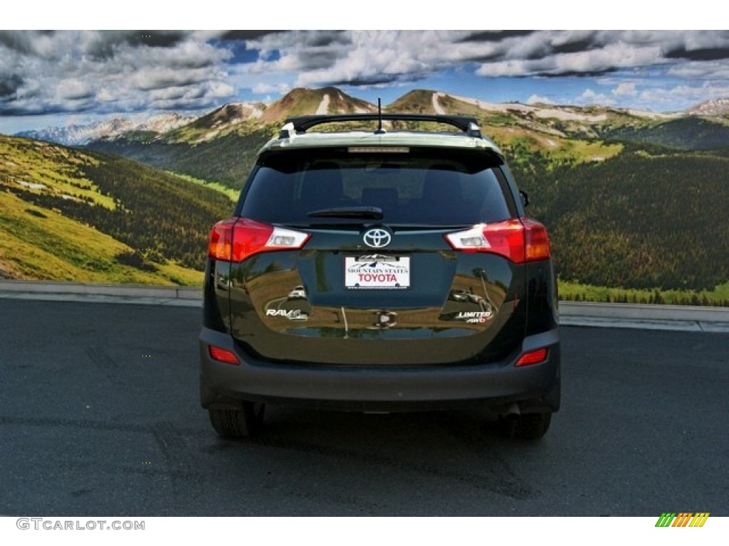 2013 RAV4 Limited AWD - Spruce Green Mica / Ash photo #3