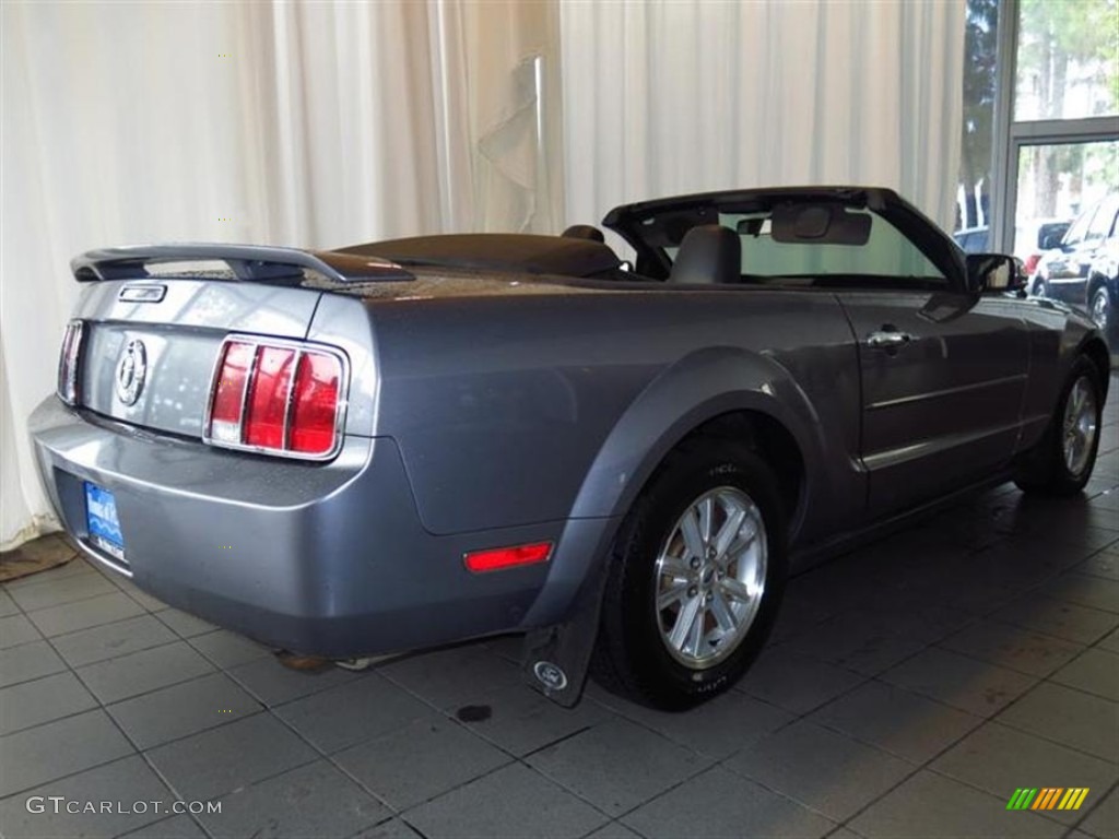 2006 Mustang V6 Premium Convertible - Tungsten Grey Metallic / Dark Charcoal photo #3