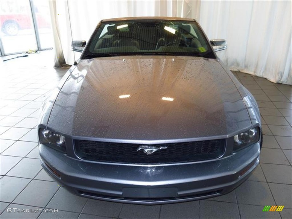 2006 Mustang V6 Premium Convertible - Tungsten Grey Metallic / Dark Charcoal photo #4