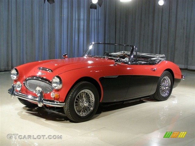 Red/Black 1966 Austin-Healey 3000 MK III Bj8 Exterior Photo #83502