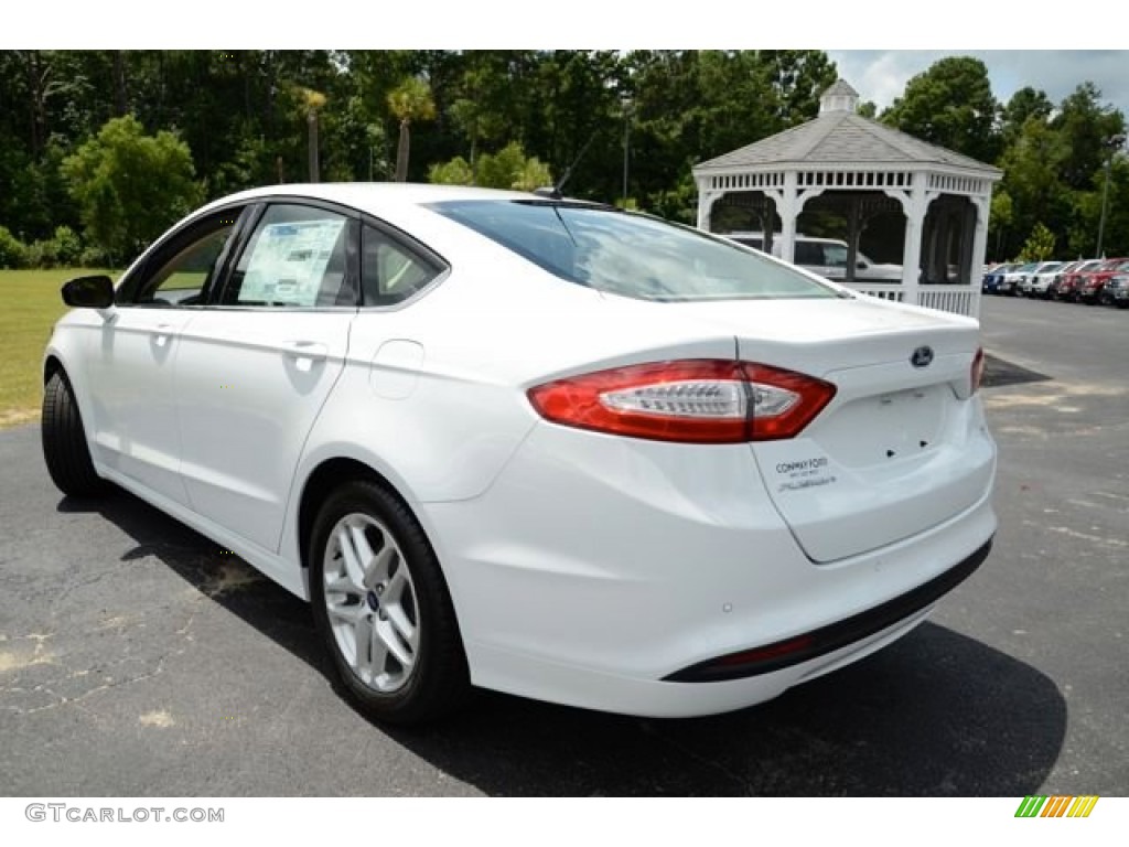 2013 Fusion SE - Oxford White / Dune photo #7