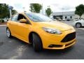 2013 Tangerine Scream Tri-Coat Ford Focus ST Hatchback  photo #3