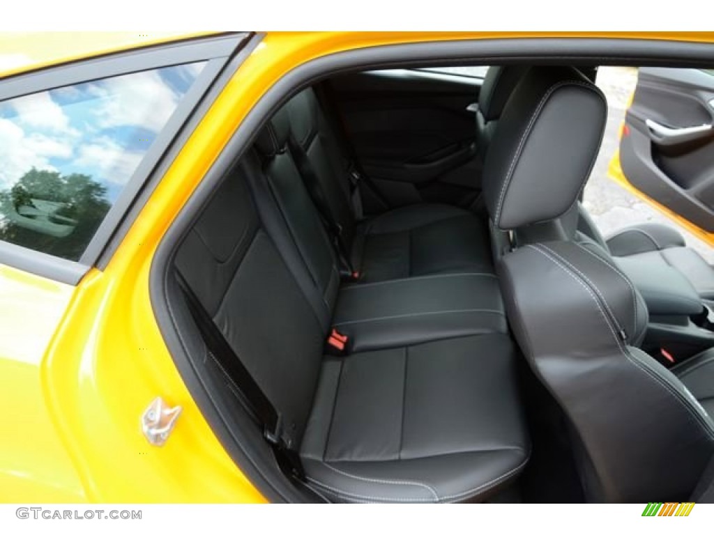 2013 Focus ST Hatchback - Tangerine Scream Tri-Coat / ST Charcoal Black Full-Leather Recaro Seats photo #16