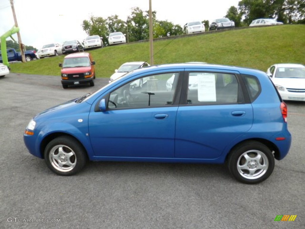 2008 Aveo Aveo5 LS - Bright Blue Metallic / Charcoal photo #4