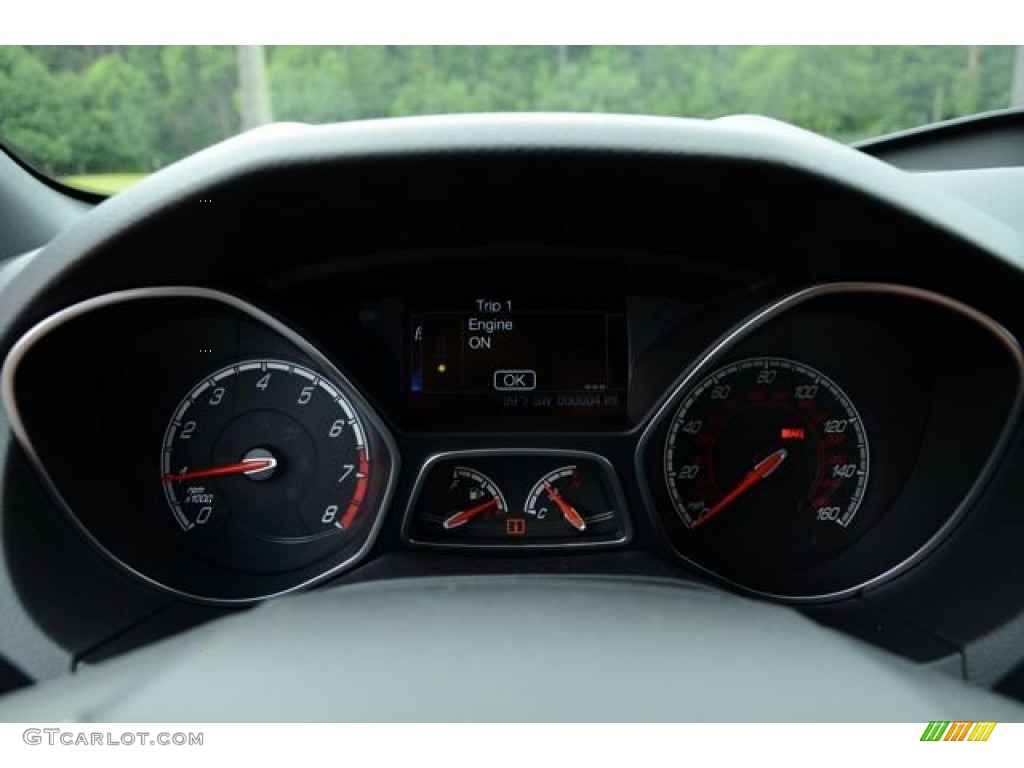 2013 Focus ST Hatchback - Tangerine Scream Tri-Coat / ST Charcoal Black Full-Leather Recaro Seats photo #22