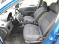 2008 Chevrolet Aveo Charcoal Interior Front Seat Photo