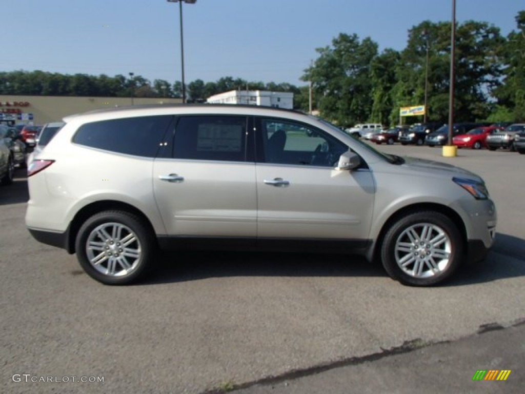 2014 Traverse LT AWD - Champagne Silver Metallic / Ebony photo #1