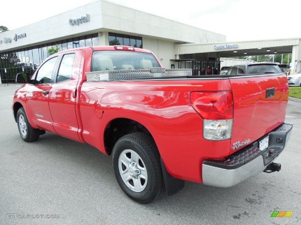 2008 Tundra SR5 Double Cab - Radiant Red / Graphite Gray photo #3