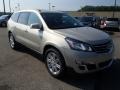 2014 Champagne Silver Metallic Chevrolet Traverse LT AWD  photo #2