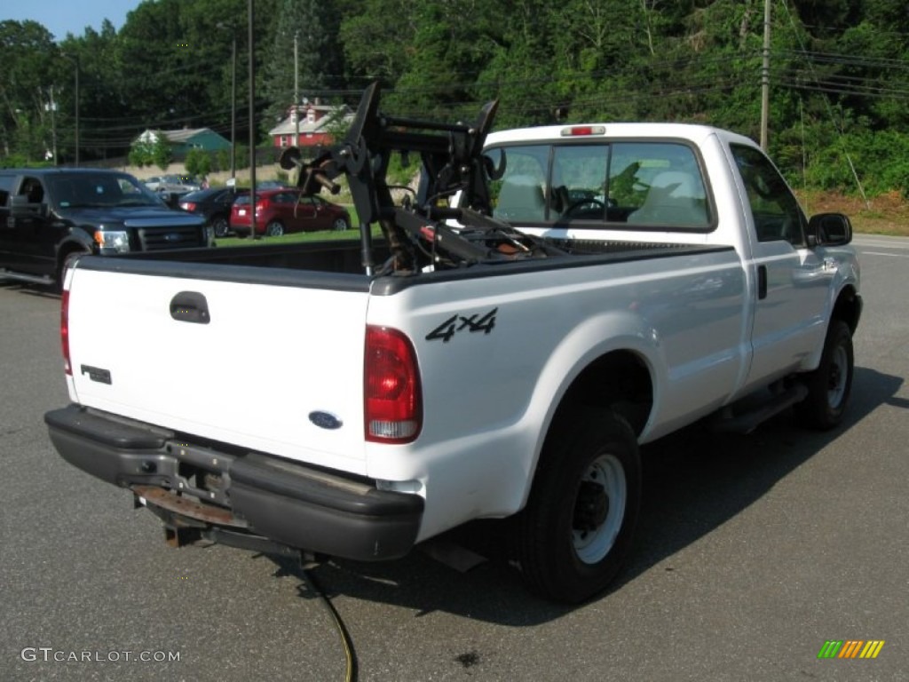 2004 F250 Super Duty XL Regular Cab 4x4 - Oxford White / Medium Flint photo #7
