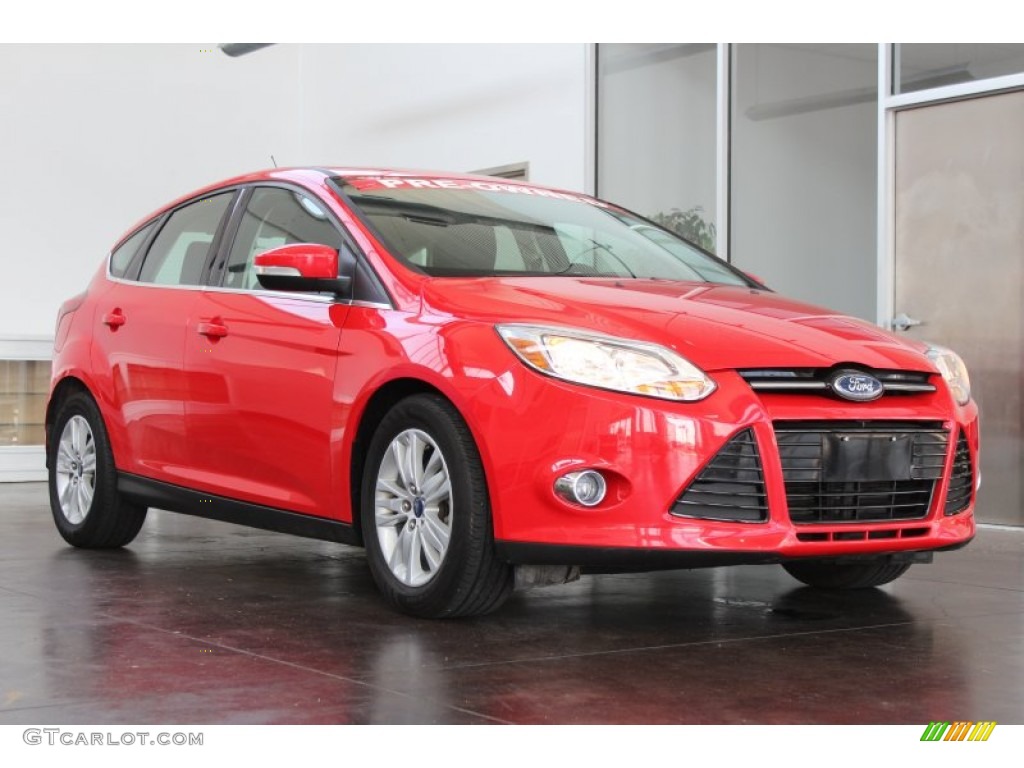 Race Red 2012 Ford Focus SEL 5-Door Exterior Photo #83503410