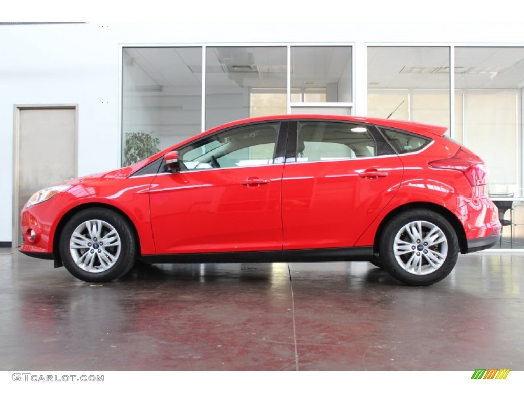 Race Red 2012 Ford Focus SEL 5-Door Exterior Photo #83503497