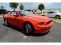 2014 Race Red Ford Mustang V6 Premium Coupe  photo #3