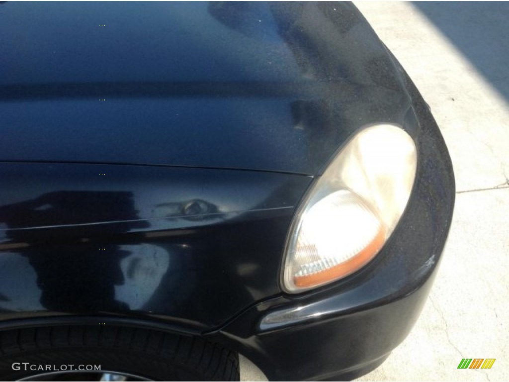 1997 Civic EX Coupe - Black Pearl Metallic / Black photo #12