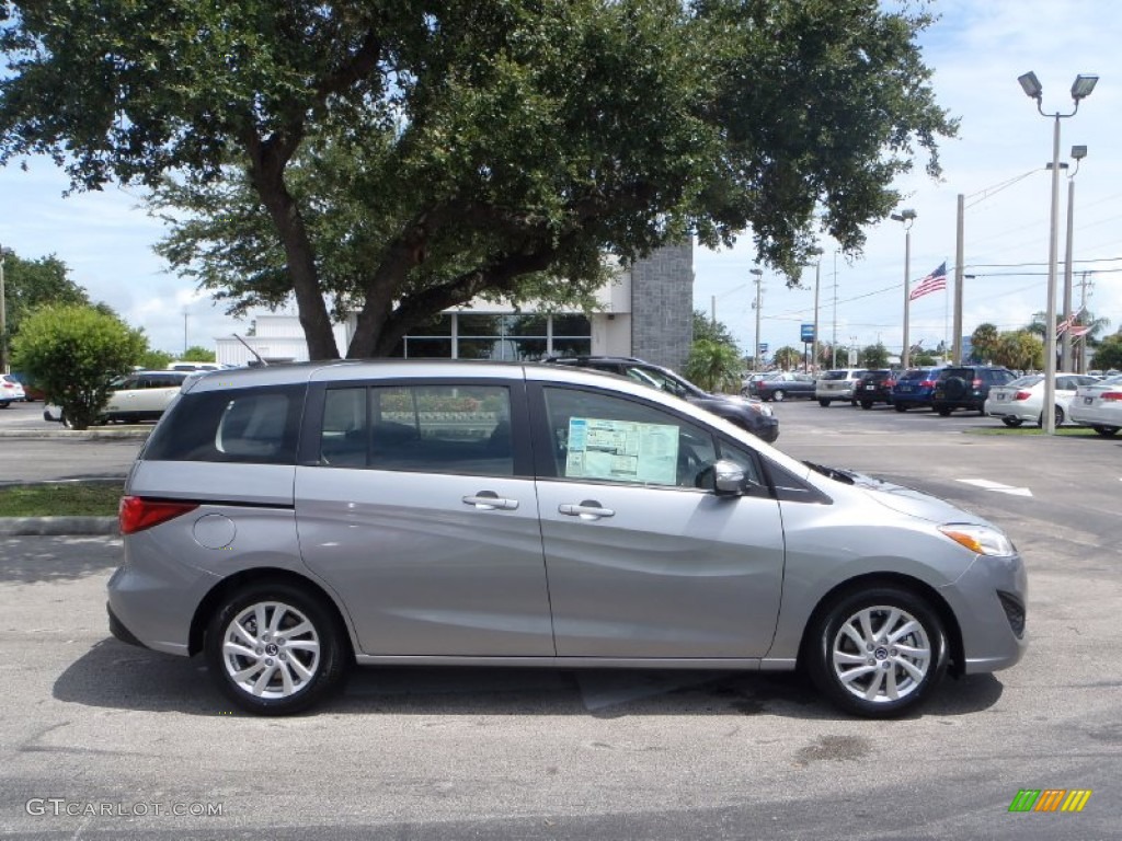 2013 MAZDA5 Sport - Liquid Silver Metallic / Black photo #2