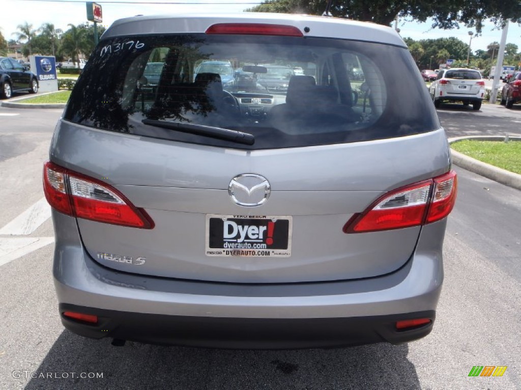 2013 MAZDA5 Sport - Liquid Silver Metallic / Black photo #3