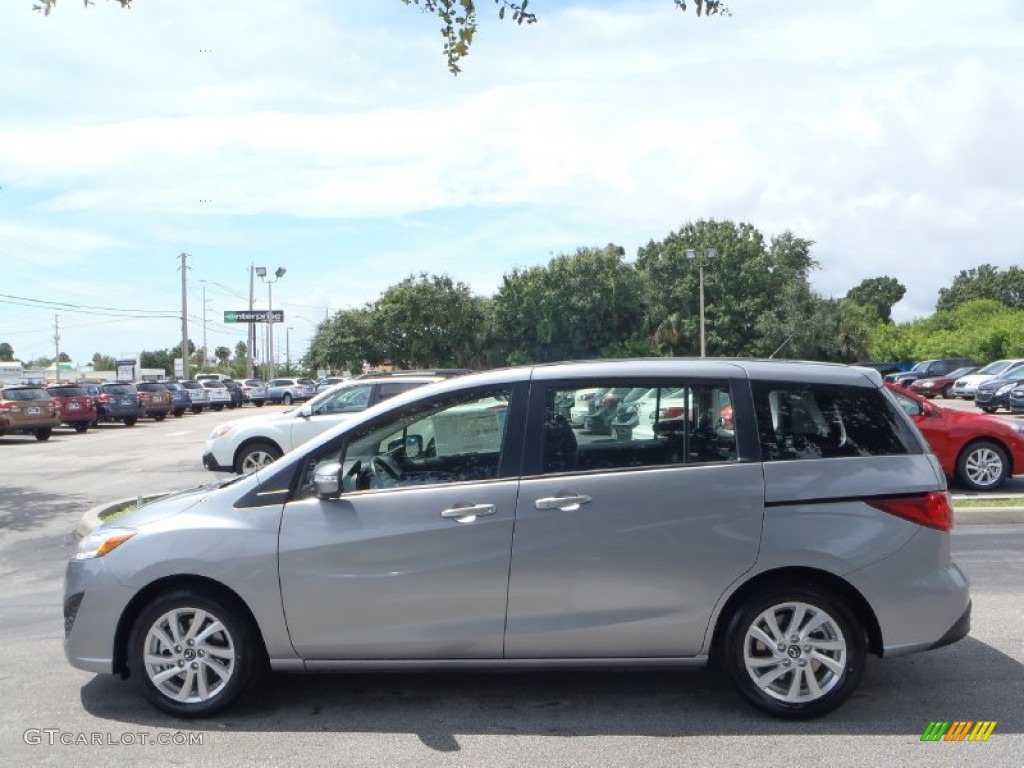 2013 MAZDA5 Sport - Liquid Silver Metallic / Black photo #4