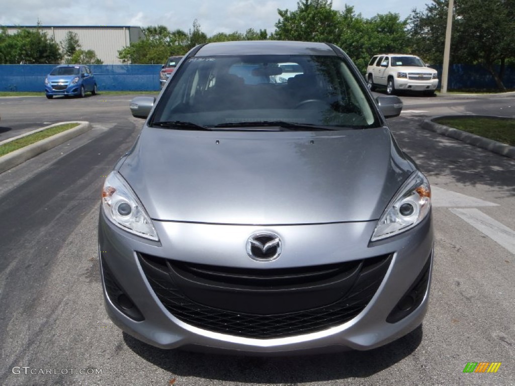 2013 MAZDA5 Sport - Liquid Silver Metallic / Black photo #5