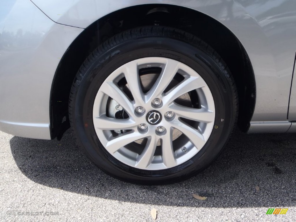2013 MAZDA5 Sport - Liquid Silver Metallic / Black photo #6