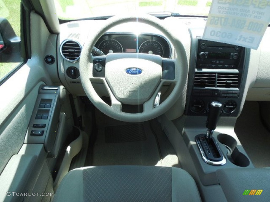 2006 Explorer XLS - Redfire Metallic / Stone photo #6