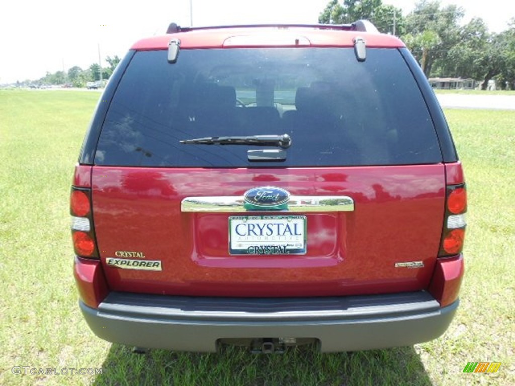 2006 Explorer XLS - Redfire Metallic / Stone photo #8