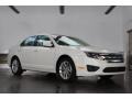 2012 White Platinum Tri-Coat Ford Fusion SEL V6  photo #1