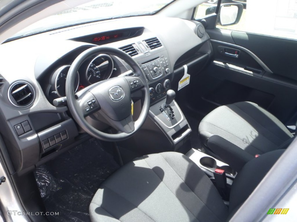 2013 MAZDA5 Sport - Liquid Silver Metallic / Black photo #12