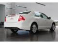 2012 White Platinum Tri-Coat Ford Fusion SEL V6  photo #4