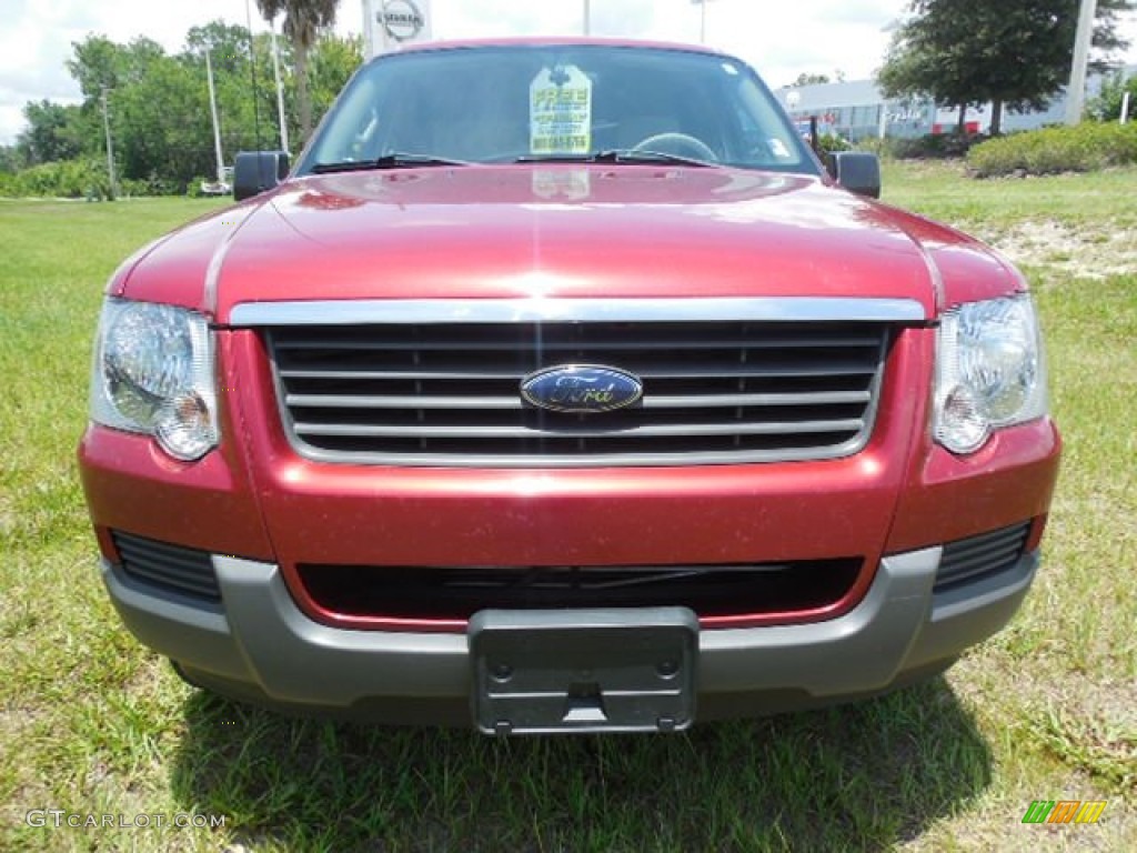 2006 Explorer XLS - Redfire Metallic / Stone photo #14