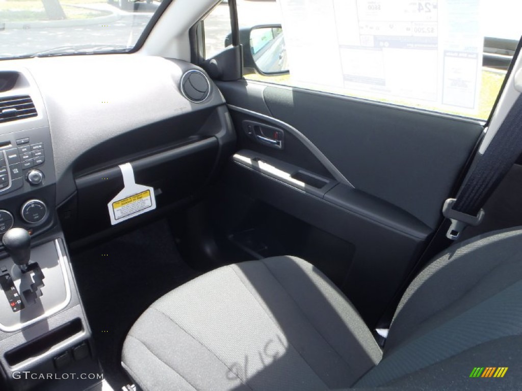 2013 MAZDA5 Sport - Liquid Silver Metallic / Black photo #17