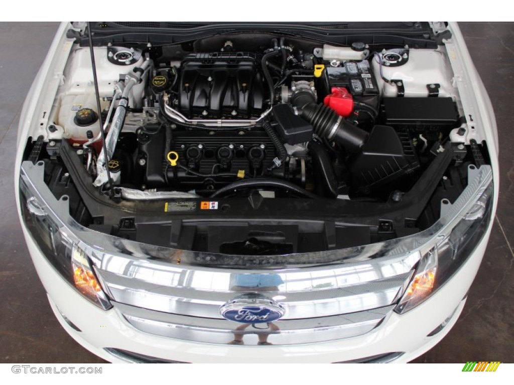 2012 Fusion SEL V6 - White Platinum Tri-Coat / Medium Light Stone photo #11