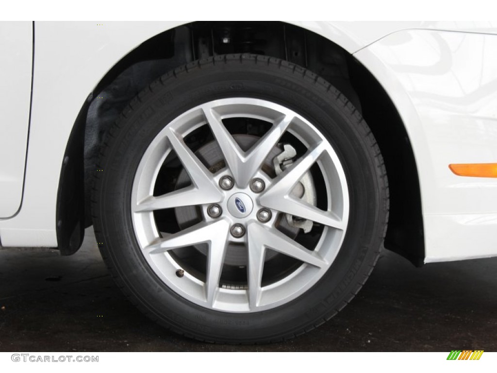 2012 Fusion SEL V6 - White Platinum Tri-Coat / Medium Light Stone photo #13