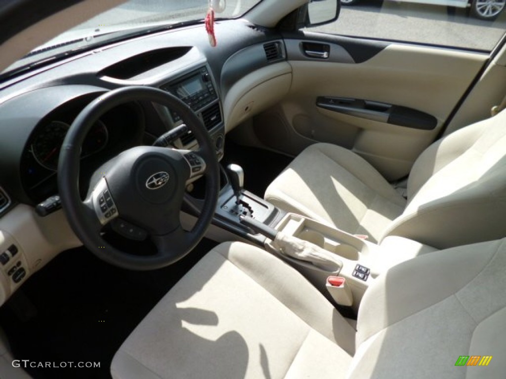 2011 Impreza 2.5i Premium Sedan - Satin White Pearl / Ivory photo #17