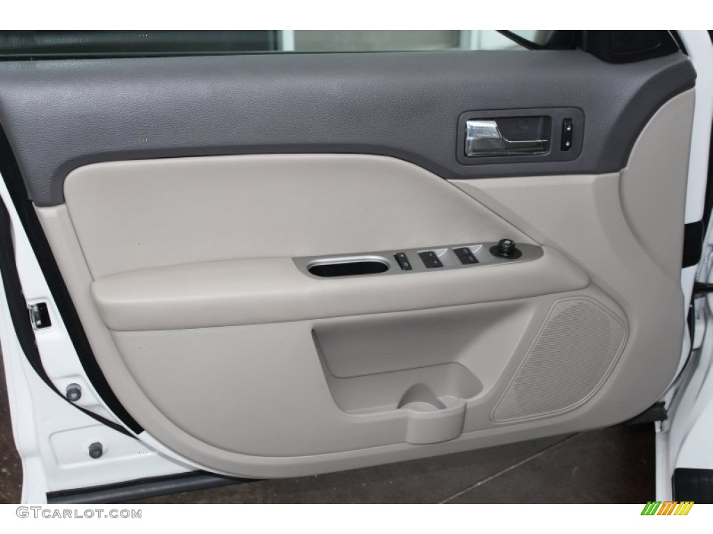 2012 Fusion SEL V6 - White Platinum Tri-Coat / Medium Light Stone photo #17