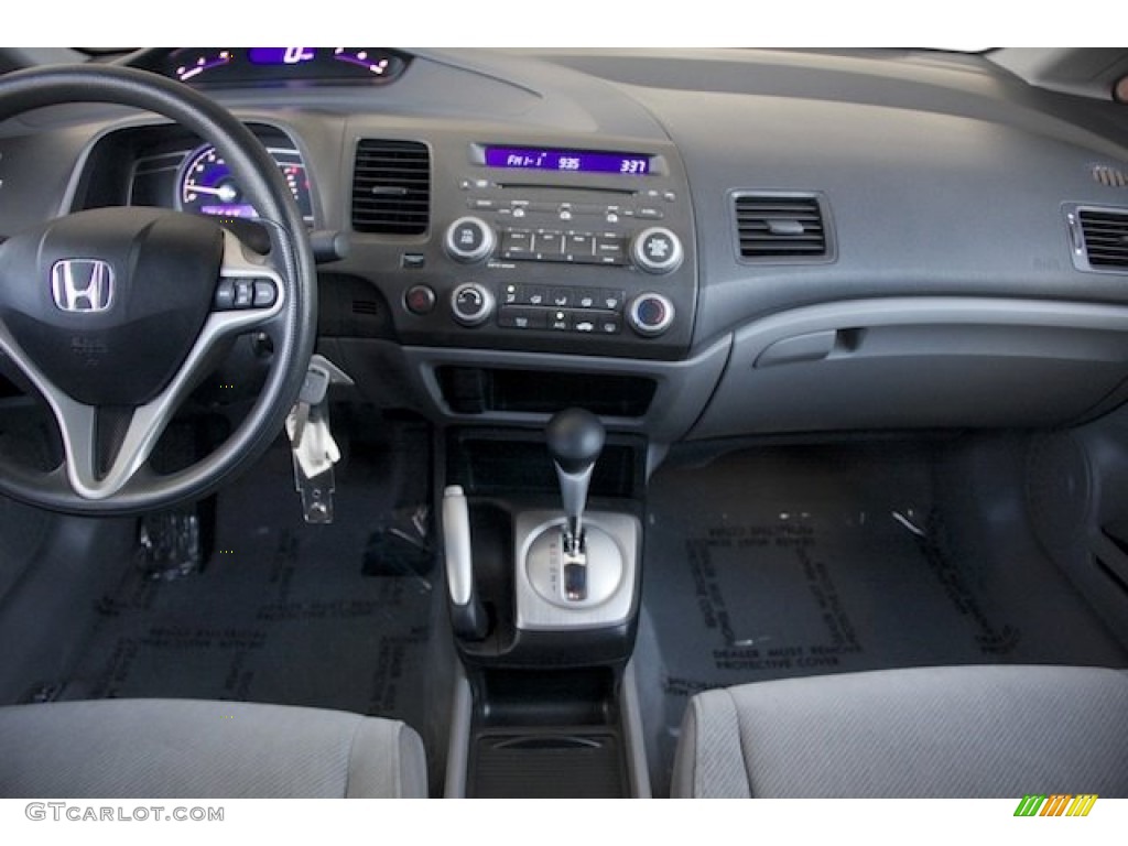 2011 Honda Civic LX Sedan Gray Dashboard Photo #83505303