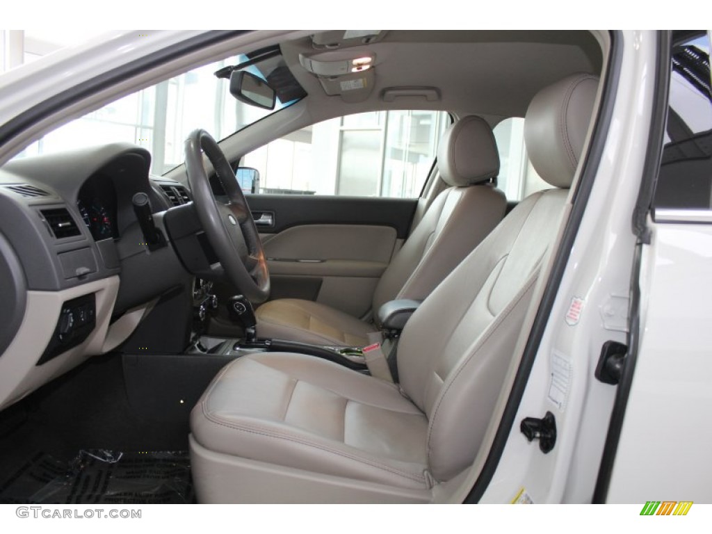 2012 Fusion SEL V6 - White Platinum Tri-Coat / Medium Light Stone photo #18