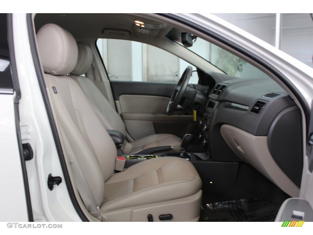 2012 Fusion SEL V6 - White Platinum Tri-Coat / Medium Light Stone photo #20