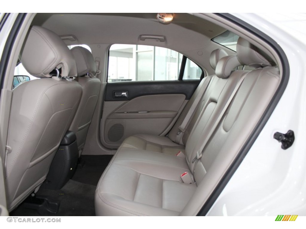 2012 Fusion SEL V6 - White Platinum Tri-Coat / Medium Light Stone photo #22