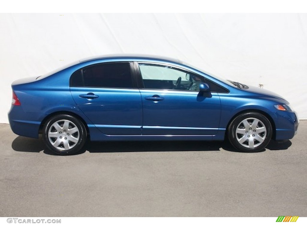 Atomic Blue Metallic 2011 Honda Civic LX Sedan Exterior Photo #83505429