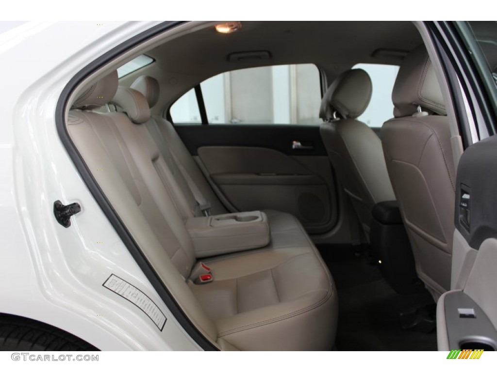 2012 Fusion SEL V6 - White Platinum Tri-Coat / Medium Light Stone photo #24
