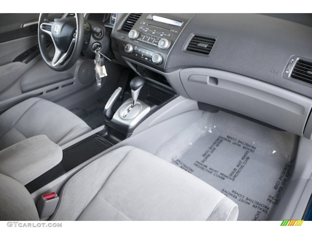 2011 Honda Civic LX Sedan Gray Dashboard Photo #83505624