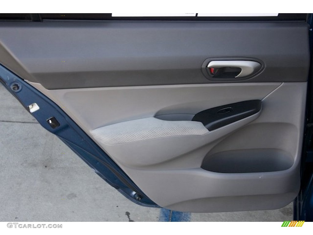 2011 Honda Civic LX Sedan Gray Door Panel Photo #83505699