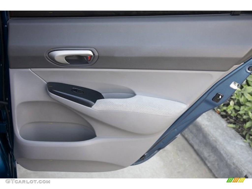 2011 Honda Civic LX Sedan Gray Door Panel Photo #83505720