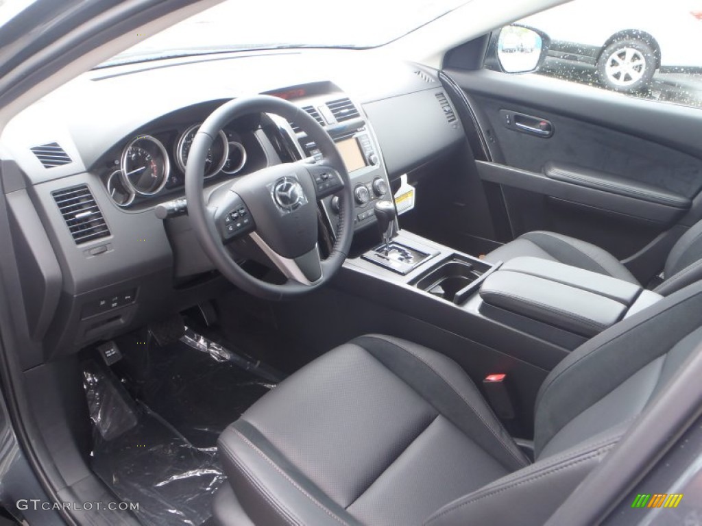 Black Interior 2013 Mazda CX-9 Touring Photo #83506314