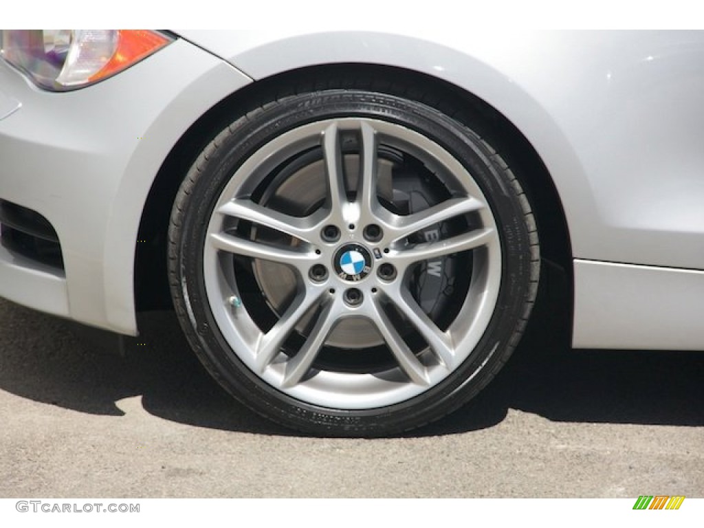 2010 1 Series 135i Coupe - Titanium Silver Metallic / Black photo #26